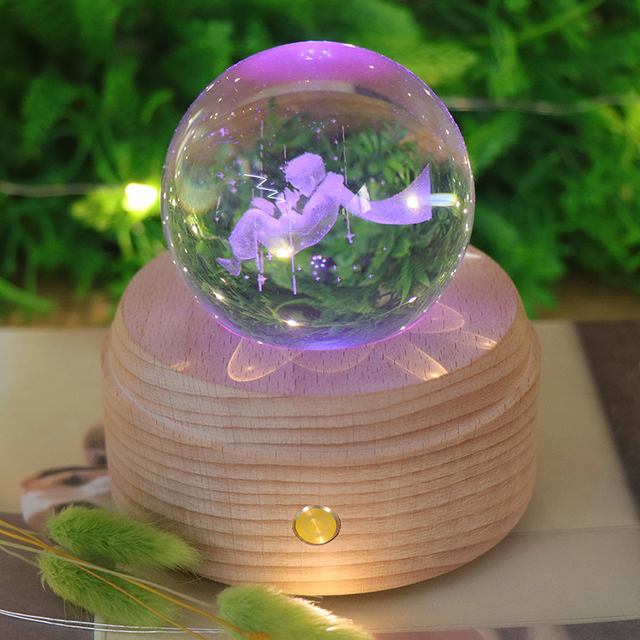 RGB Crystal Ball Night Light с музыкальной коробкой