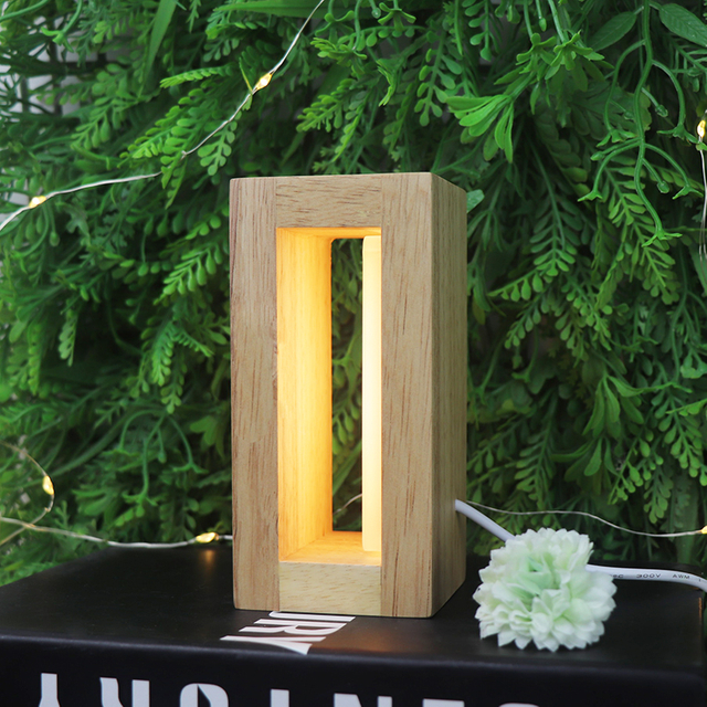 Ins creative Simple Simple Wood Desk Lamp
