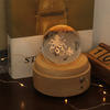 3D Sea Animals Crystal Ball Night Lamp с музыкальной коробкой