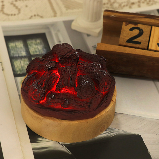 Белый шум пламя светодиодный ночной свет