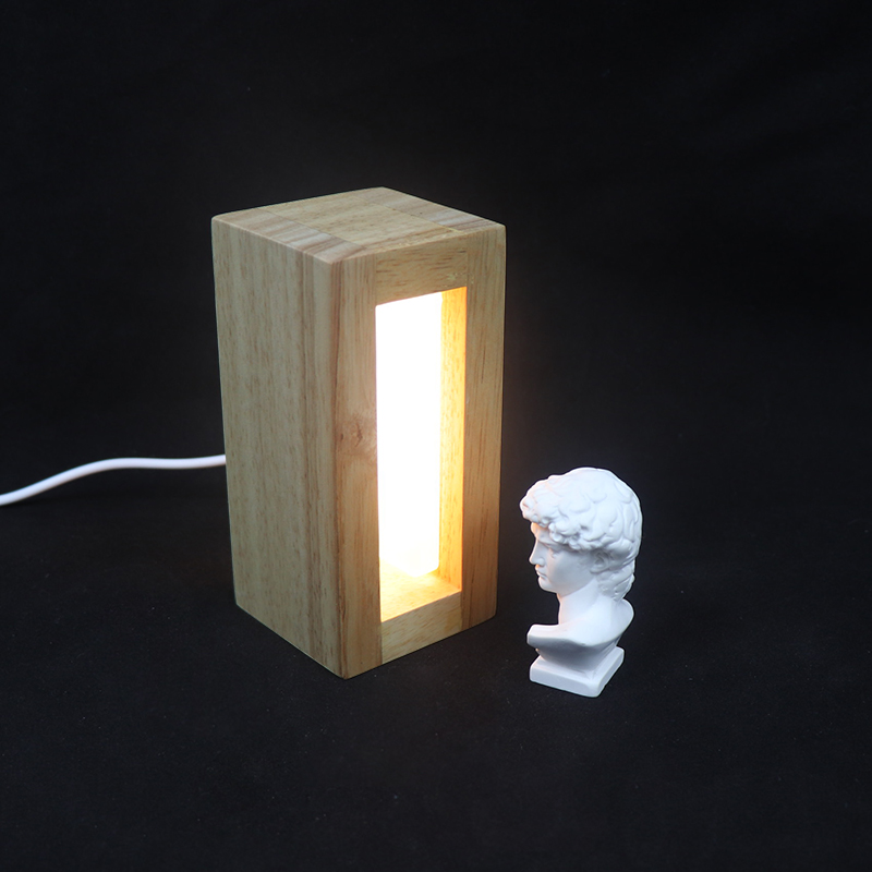  Ins creative Simple Simple Wood Desk Lamp
